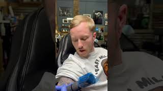 A tattoo artists worst nightmare 😅 #tattoo #funnyshorts #tattooshops #tattooartist #shortsyoutube