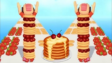 Pancake run | All levels gameplay android, IOS