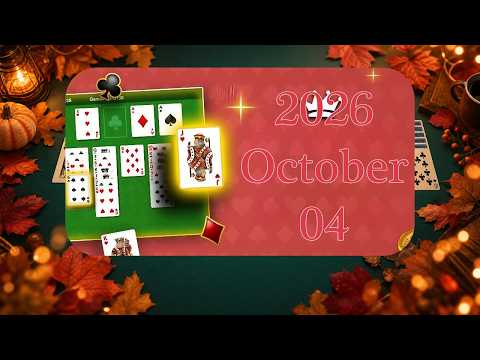 Microsoft Solitaire Daily Challenge - FreeCell - October 04, 2026