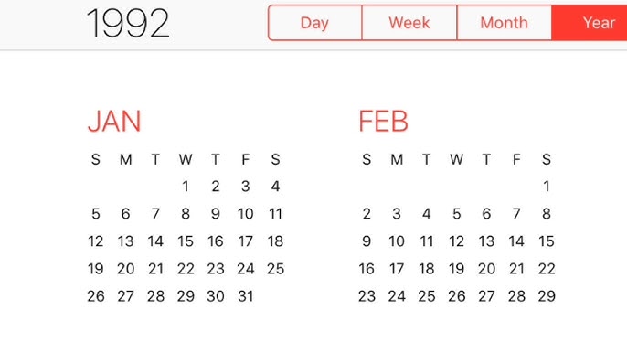 1992kalender - YouTube