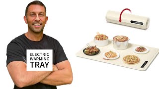 LAUDLIFE Electric Warming Tray with Adjustable Temperature