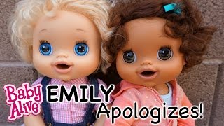 BABY ALIVE Emily Apologizes To Macy!