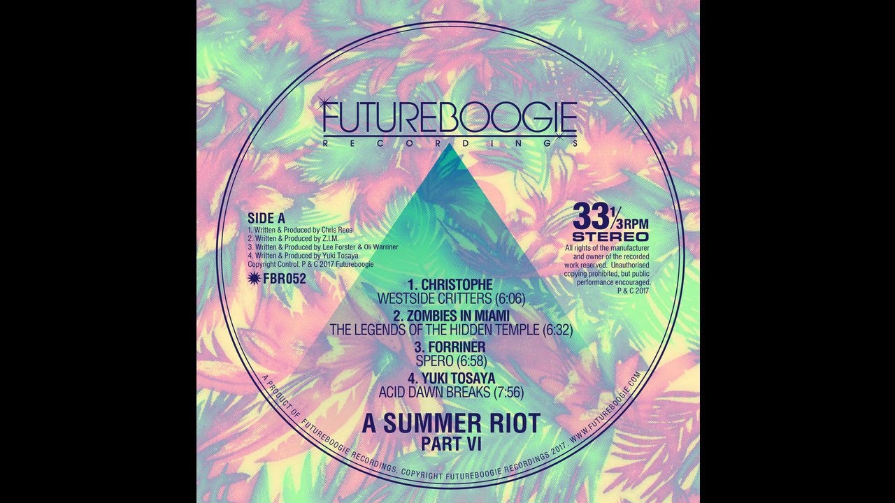 PREMIERE: Yuki Tosaya - Acid Dawn Breaks [Futureboogie]