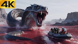 4K2025 Disaster Movie Steel An Rises From Alien Blood Pool, Destroys The Last Human Outpost