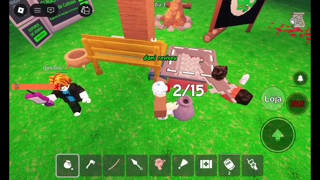 Tentando sobreviver 99 noites na floresta no modo hard parte 1