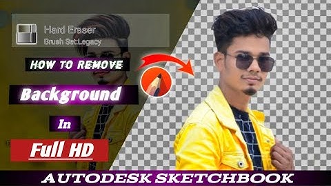 How To Remove Background in Autodesk Sketchbook 2022