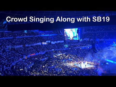 HANGGANG SA HULI. crowd singing along [SB19 6th Anniversary Thanksgiving Concert Day 2]