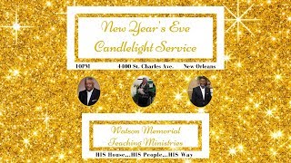 New Year's Eve 2017 Candlelight Service /1