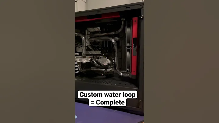Finished all the tube bends for this custom water loop #pcbuilder #rednekbuilds #pc #pcbuild #shorts
