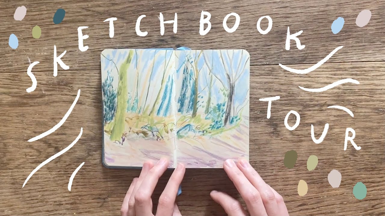 Sketchbook Tour / Flip Through Normandy, Paris and London 2023 - YouTube