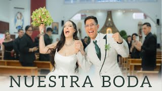 “Hello Mucha: This is how we lived the most special day of our lives 💍✨”