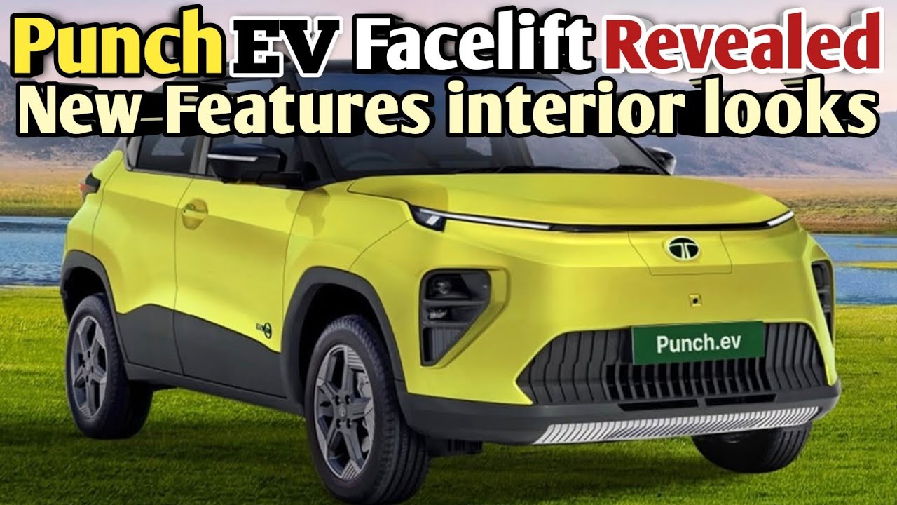 Tata Punch Ev Facelift 2026 Revealed With New Features Interior Looks 