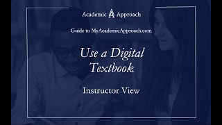 How To: Use the Digital Textbooks - Instructor View
