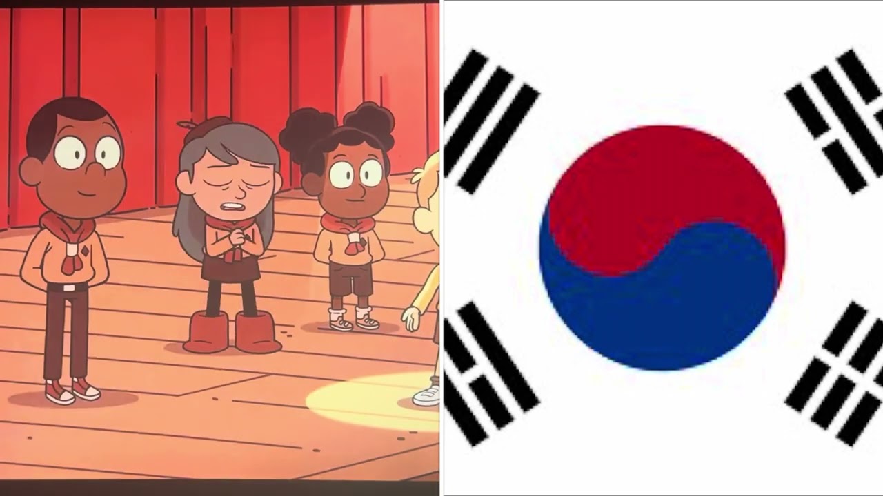 Hilda: Sparrow Scouts Forever in 4 different languages