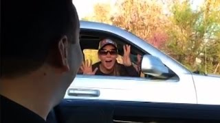 NASCAR driver stuns fan with surprise drive-by