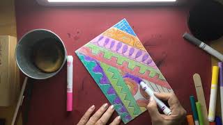 Printmaking with Markers