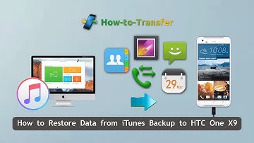 How to Restore Data from iTunes Backup to HTC One X9, Sync HTC One X9 with iTunes Backup