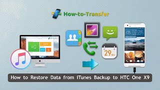 How to Restore Data from iTunes Backup to HTC One X9, Sync HTC One X9 with iTunes Backup screenshot 1
