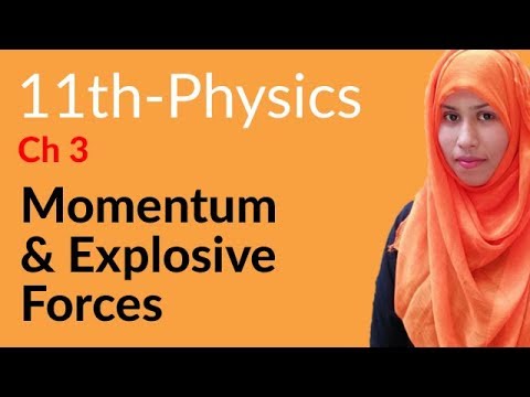 FSC Physics book 1, Ch 3, Momentum & Explosive Force -Inter Part 1 Physics