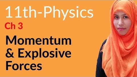 FSC Physics book 1, Ch 3, Momentum & Explosive Force -Inter Part 1 Physics