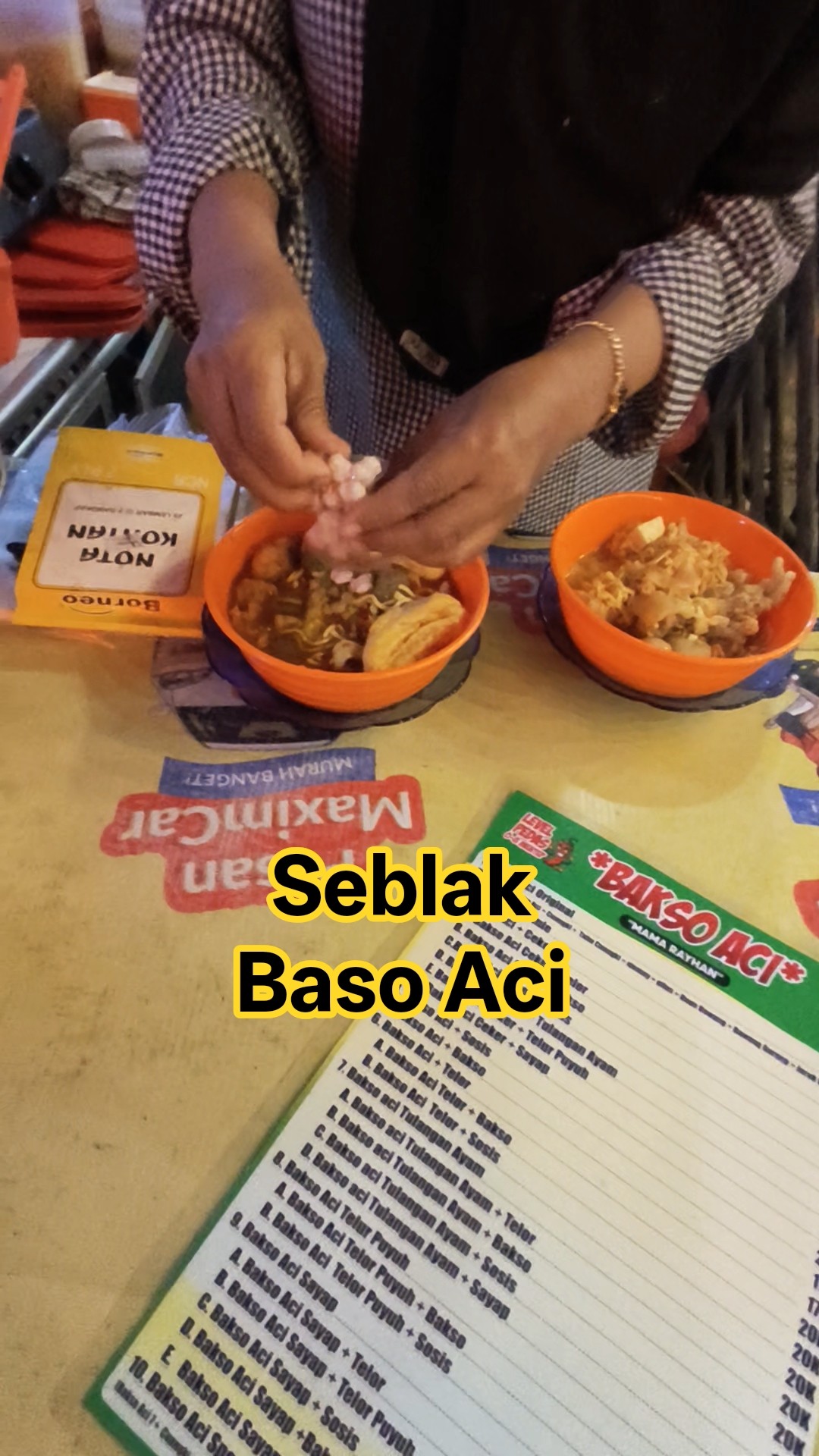 Trying Out Seblak & Baso Aci #culinary #banjarmasin