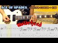 Ace Of Spades (Motorhead) GUITAR COVER / LESSON with TAB