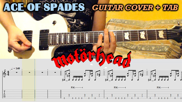 Ace of Spades Guitar version - Guitar performance video thumbnail