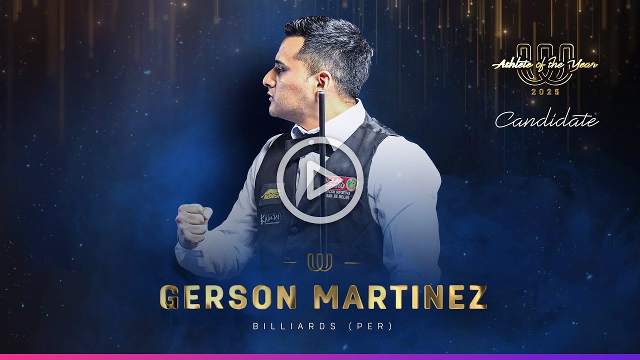 Gerson Martinez (PER) - Billiards Candidate for The World Games Athlete of the Year 2025