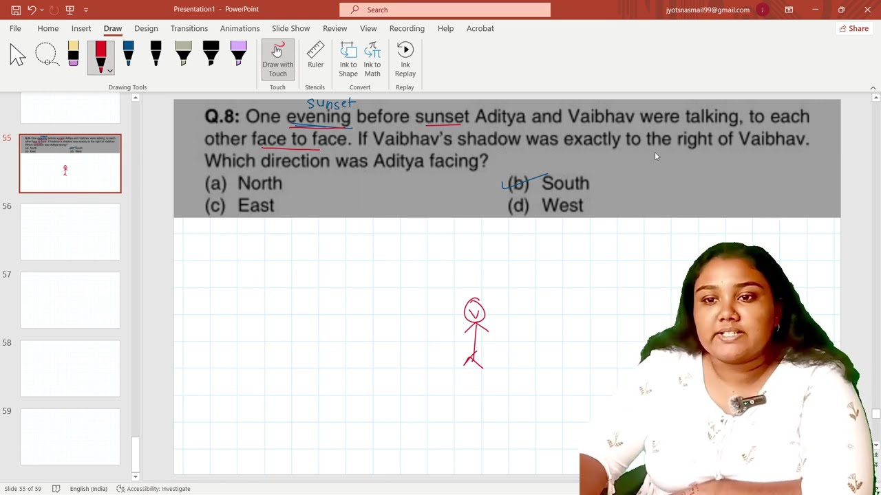 Direction Test Sunrise Sunset Question Scanner