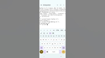 Using the Python 3 interpreter