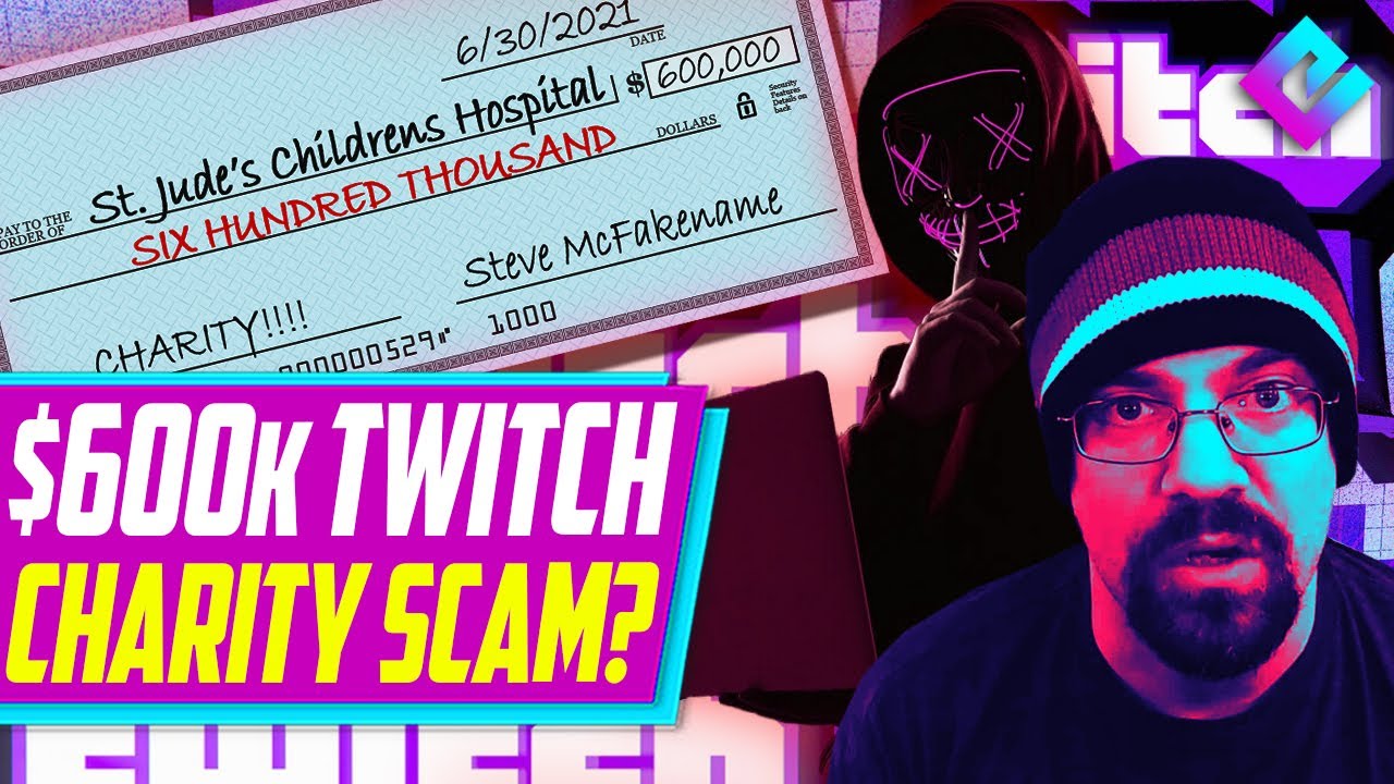 FAKE $600k Donation for Twitch Charity Stream