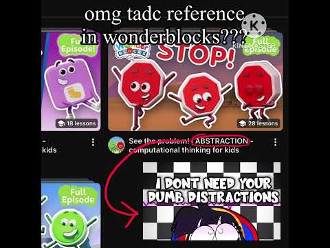 omg TADC reference in Wonderblocks??? #shorts