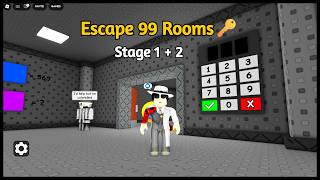 Escape 99 Rooms Roblox Walkthrough | Stage 1 and Stage 2 (All Rooms) screenshot 5