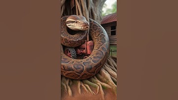 Nature Exploration | Travel Discovery | Python vs Tractor #shorts #trending #wildlife