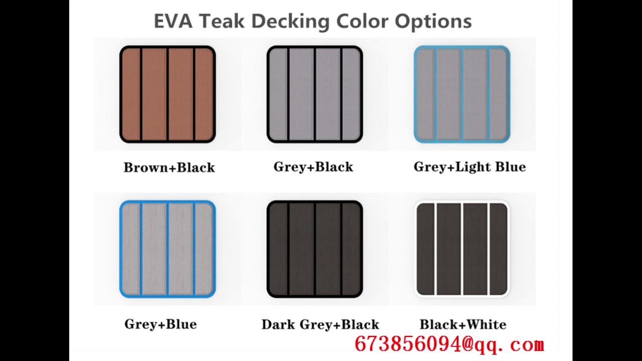 Sea Ray 200/220 Select Swim Platform Pad 1/4" 6mm Boat EVA Teak Decking Floor