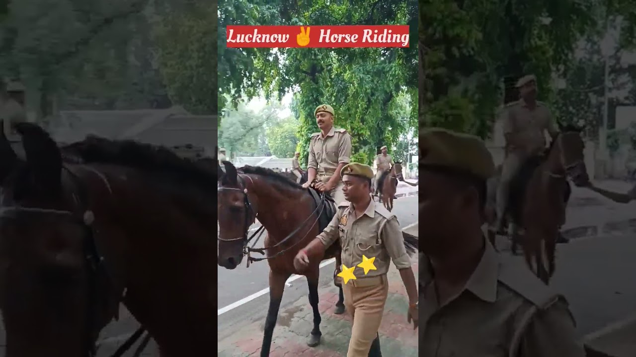 Up police Training Horse Riding 