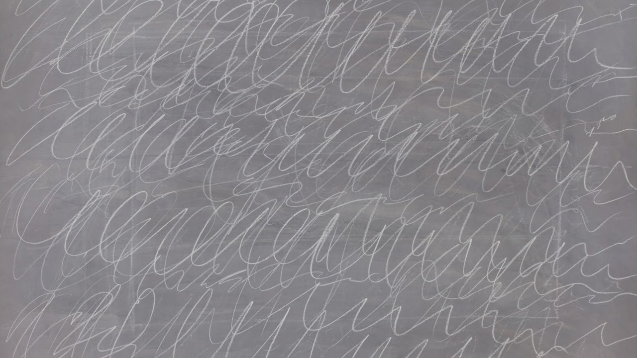 Discursive Cursive: On Twombly’s Pivotal Blackboard Series