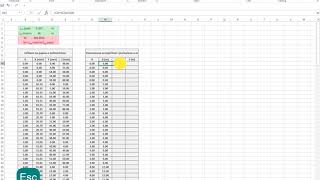 Body Plan coordinates in Excel