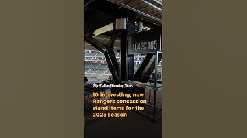 New foods coming to the Texas Rangers baseball games in 2025 #texasrangers