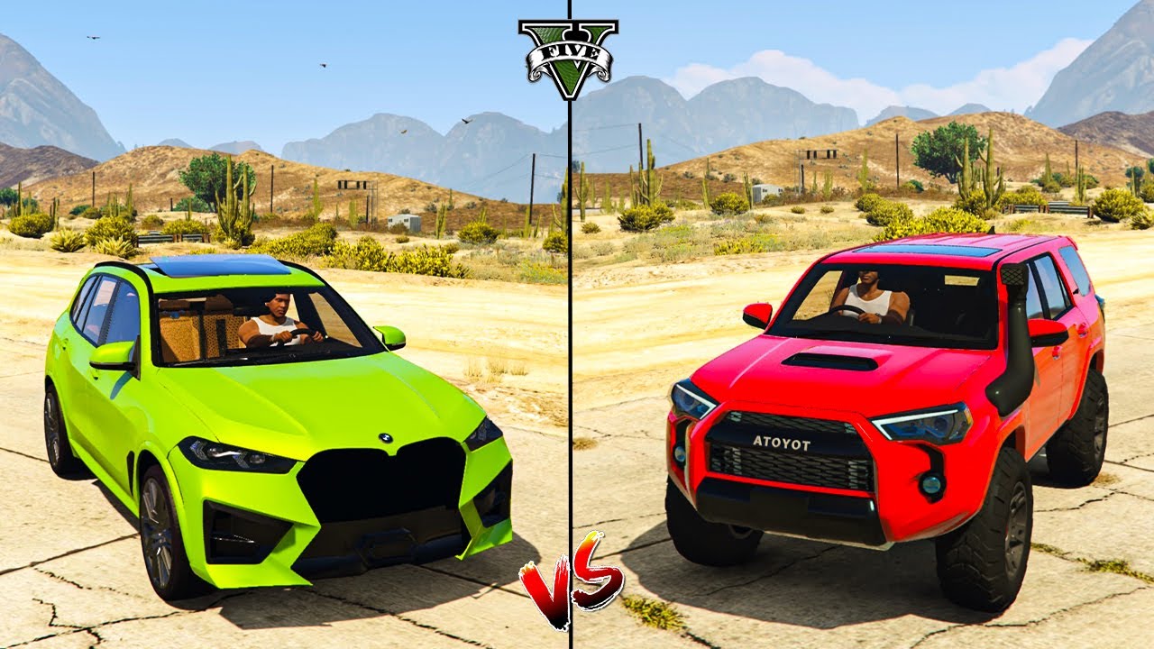 BMW X5M 2023 VS Toyota 4Runner TRD Pro 2019 in GTA 5 Mods - Which Truck ...