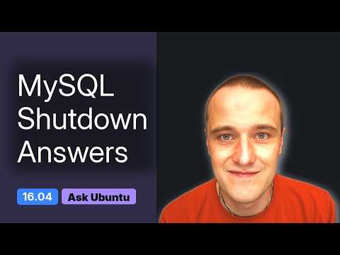Ubuntu: Shutdown hangs on "A stop job is running to for Mysql Community Server" (4 Solutions!!)