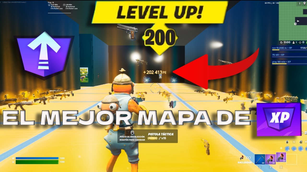 Big Xp Map EL MEJOR MAPA DE XP DE FORNITE. #bugxpfortnite #bugxp - YouTube