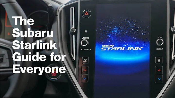 Le guide complet Subaru Starlink pour tous