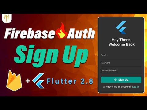 Flutter Tutorial - Sign Up | Firebase Authentication ? [2022] 2/4 Email And Password