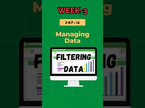 Thumbnail: How to filter data in Microsoft Excel? | Day 16 | Week 3 #howtofilterdatainexcel #msexcelsorting
