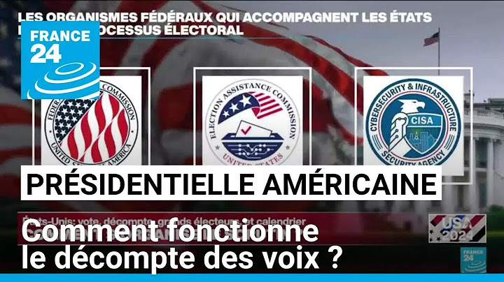 Présidentielle américaine : comment fonctionne le décompte des voix ? • FRANCE 24