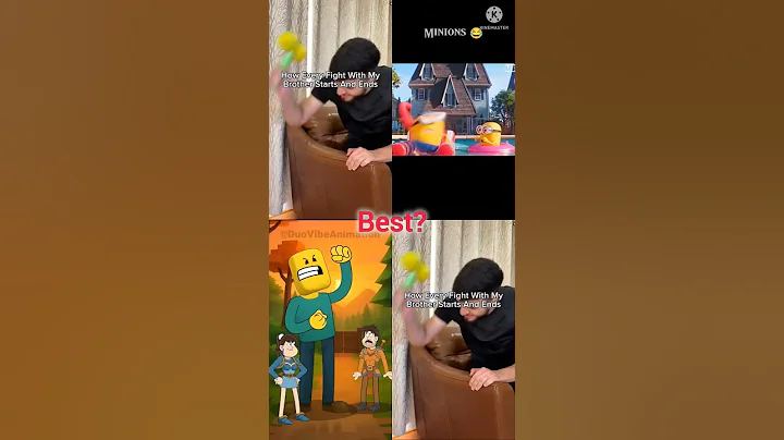 👊👉 How Every Fight With My Brother Starts & Ends 😂 | Funny Animation Meme #siblings​ #funny #shorts​