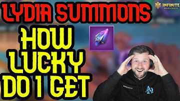 Lydia Summons! I Got Lucky! But Very Unlucky Too?! Got Trolled? - Infinite Magicraid