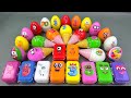 Picking Numberblocks, Alphablocks from Soft Rainbow Slime ASMR