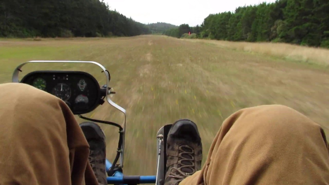 Ultralight takeoff near Waldport on the Oregon Coast 9/2/2019 Part 1